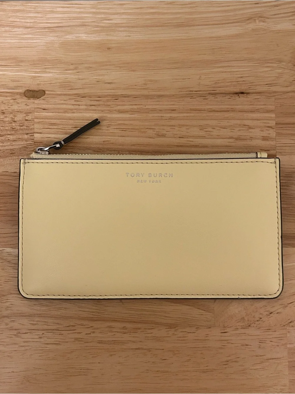 Tory Burch Lemon Tart Leather Cardholder Wallet